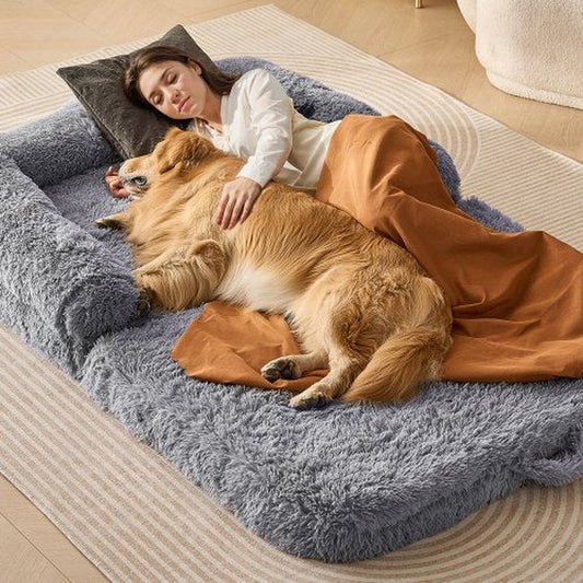 VEVOR Large Human Dog Bed - The Perfect Comfort Solution for Pets and Owners