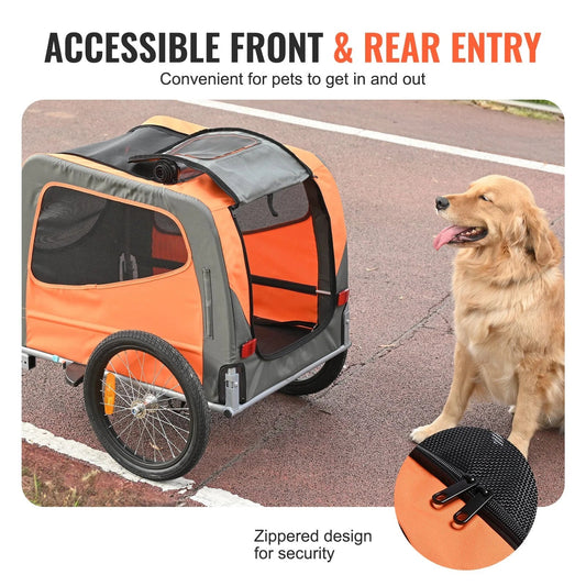 Adventure Awaits: The Ultimate Guide to Cycling with Your Dog Using Our 66 Lbs Capacity Bike Trailer