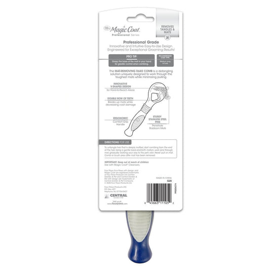 Four Paws Magic Coat Dog Dematting Rake Comb 1ea/One Size