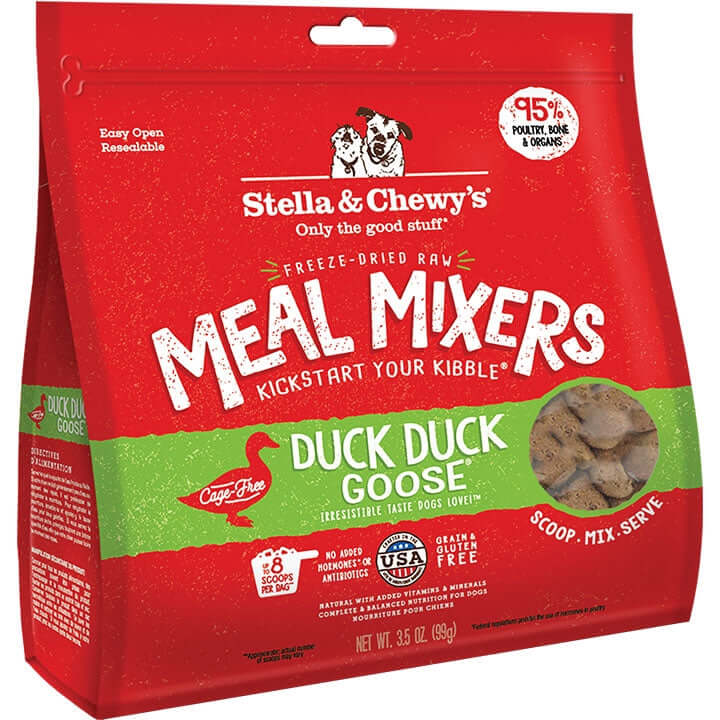 Stella & Chewy's Freeze-Dried Duck & Goose Mixer Dog Food - 18oz