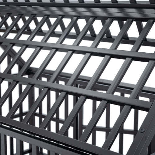 Heavy Duty Outdoor Dog Kennel with Roof & Windows - Outdoor Pet Cage