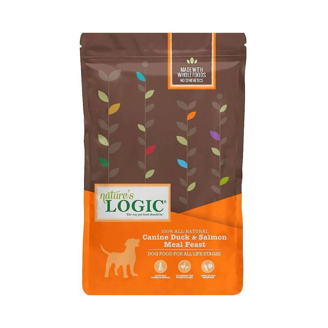 Nature's Logic Duck & Salmon Recipe Dog Food - Premium Dual Protein 13lb