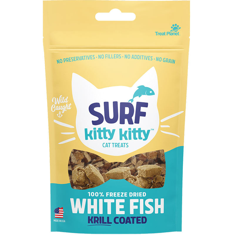 Etta Says! Kitty Kitty 100% Freeze Dried Cat Treat White Fish w/Krill 0.6 oz