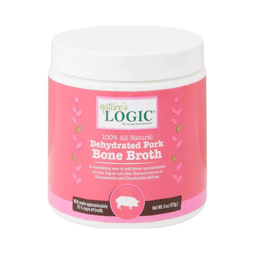 Nature's Logic Dehydrated Pork Bone Broth for Dogs - 6 oz