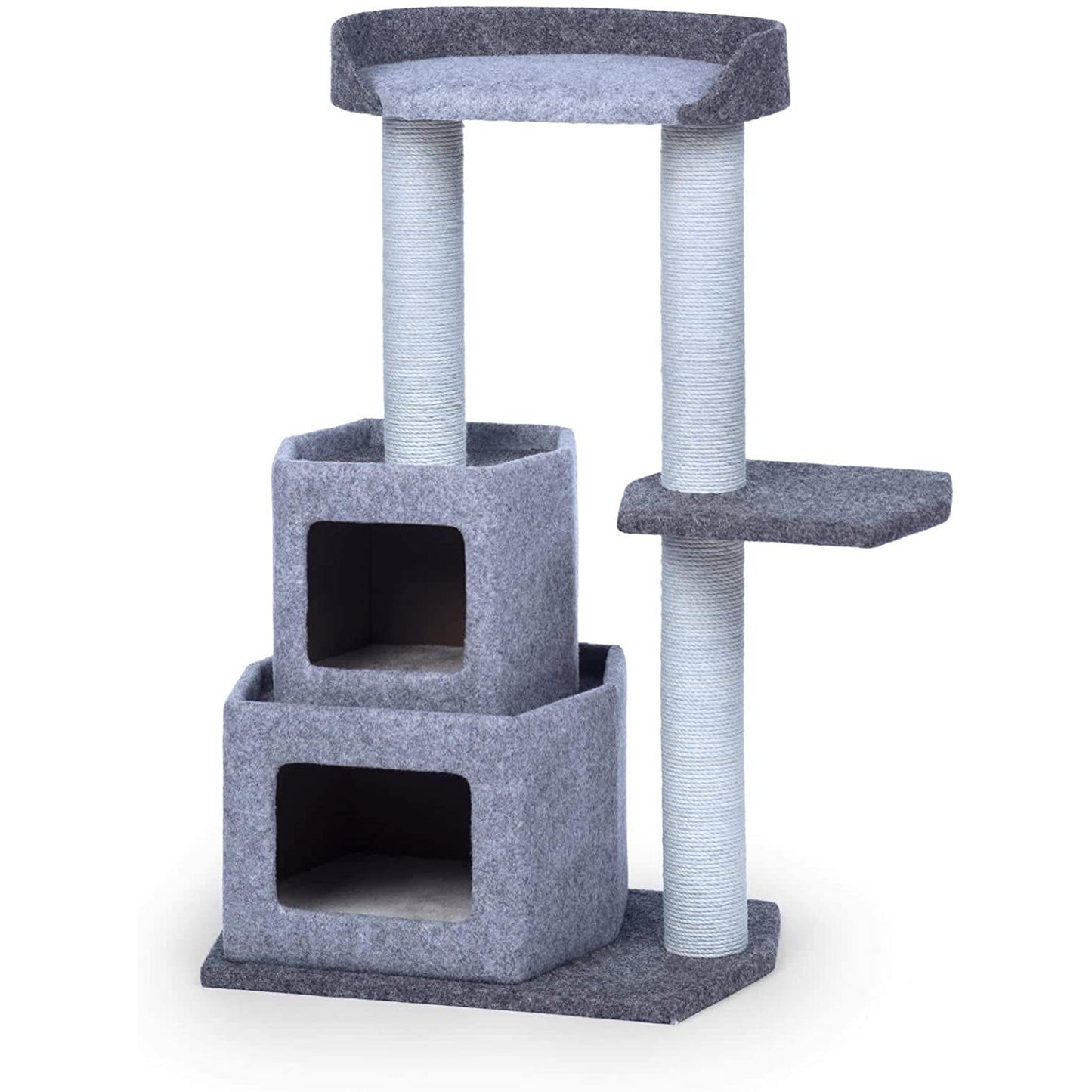 Prevue Pet Products Kitty Power Paws Sky Condo - Multi-Level Cat Tree with Scratching Posts