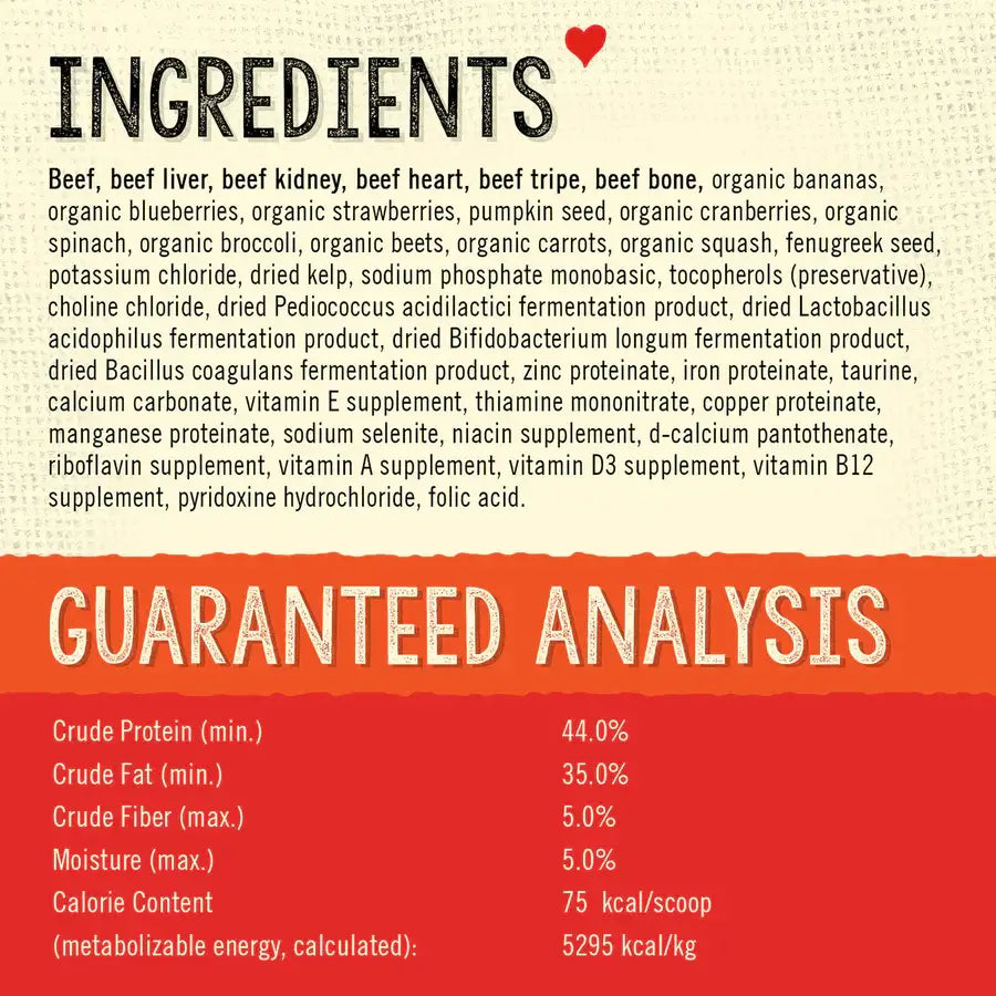 Stella & Chewy's Freeze-Dried Superblends Mixer - Beef Recipe 16oz