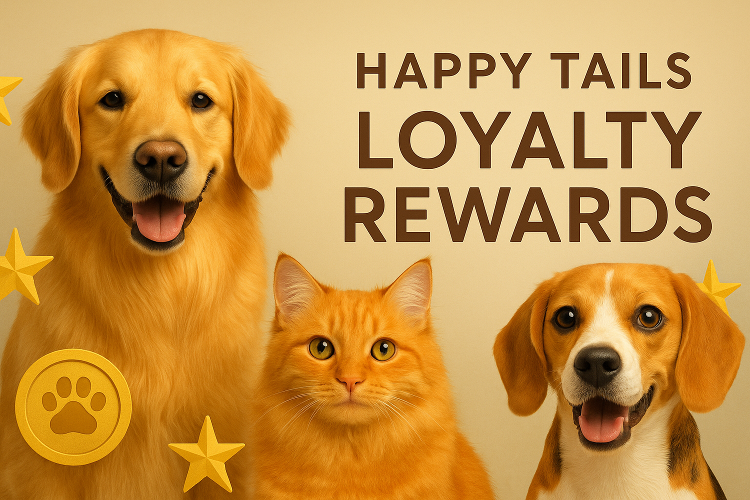 Happy Tails Loyalty Rewards Banner