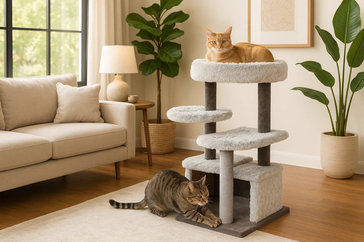 Prevue Pet Kitty Power Paws Frosty Lounge - The Ultimate Feline Playground