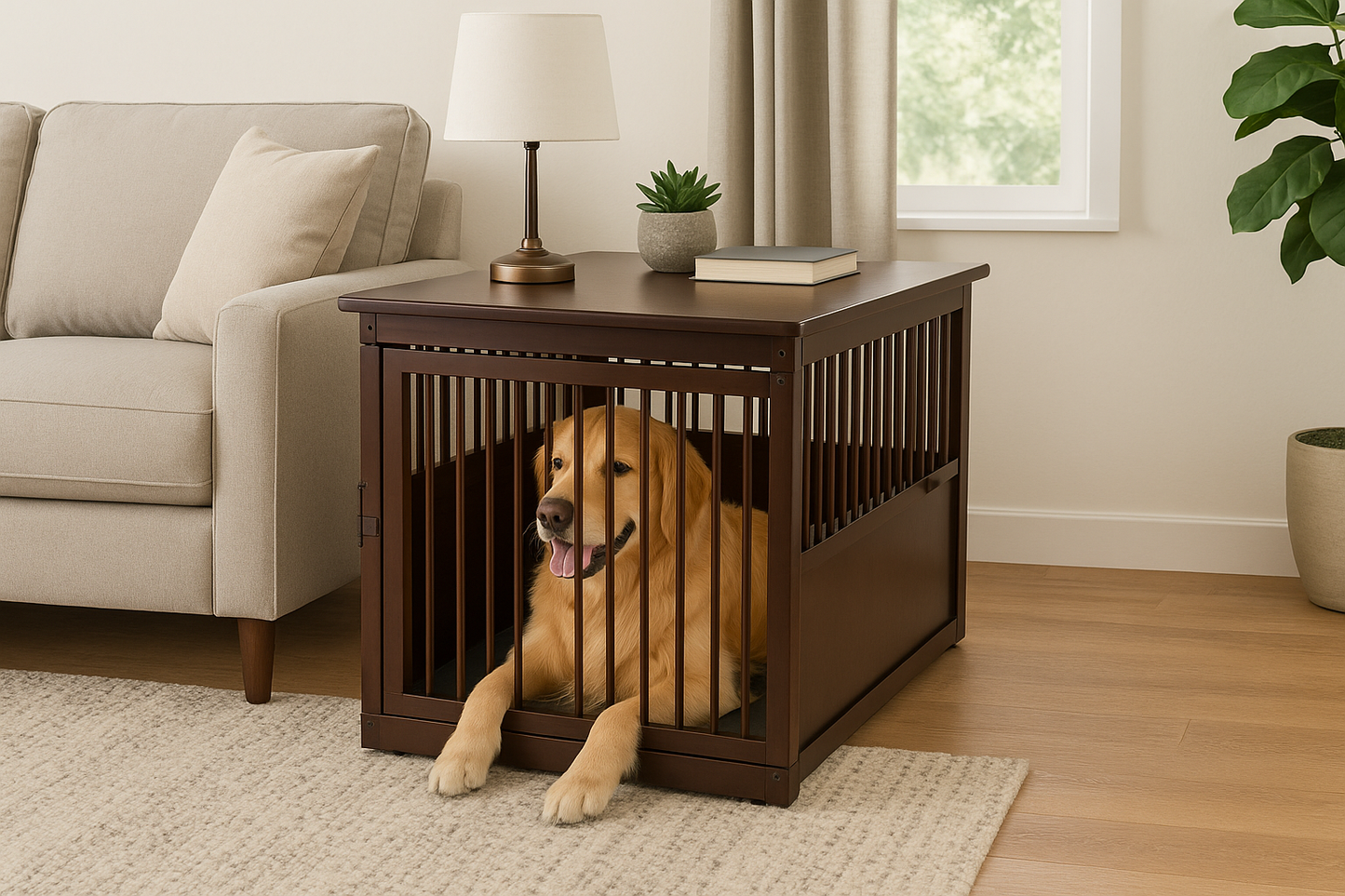 Living room end table setup