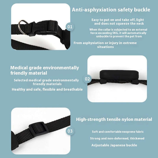 Smart Pet Positioning Collar - Bluetooth Anti-Lost Tracker with Sound Alert