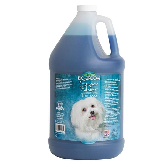 Bio Groom Super White Dog Shampoo - Professional Gallon Size for Groomers & Breeders (1 gal)