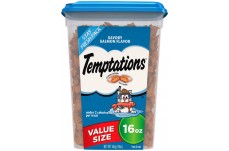 Temptations Classics Crunchy & Soft Adult Cat Treats Savory Salmon 16 oz