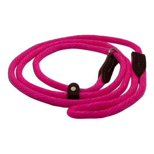 Omni Pet British Slip Loop Rope Lead for Dogs - Hot Pink 6ft
