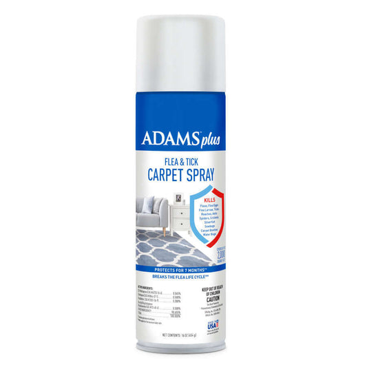 Adams Plus Flea & Tick Carpet Spray, For Indoor Use 16oz.