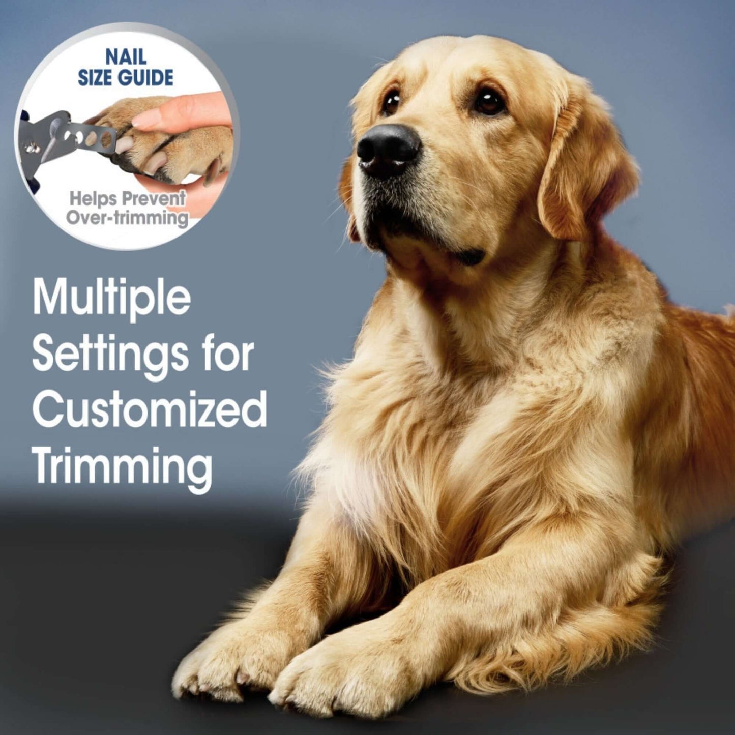 Four Paws Magic Coat Professional Series Deluxe Dog Nail Clipper with Size Guide 1ea/1 ct