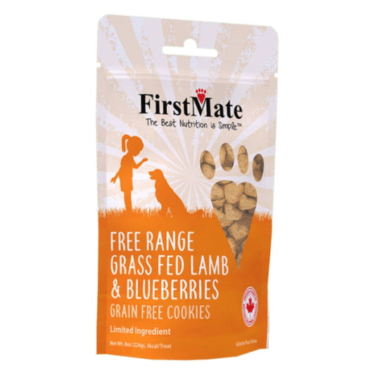 FirstMate Limited Ingredient Grain-Free Lamb & Blueberry Dog Treats - 10lb Bulk