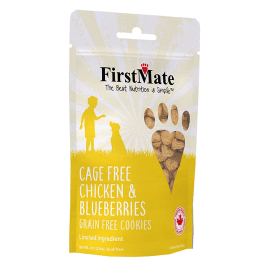 FirstMate Limited Ingredient Grain-Free Duck & Blueberry Dog Treats - 10lb Bulk