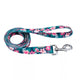 Styles Tropical Flower Dog Leash - Small 5/8" x 6ft - Vibrant Floral Design