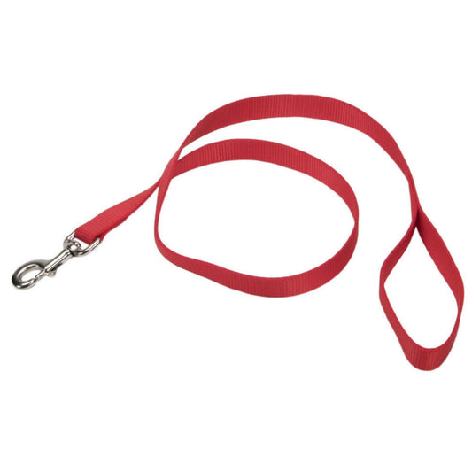 Coastal Single-Ply Nylon Dog Leash Red 1 In X 6 ft