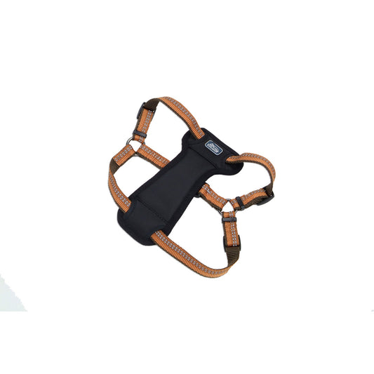 Coastal Products K9 Explorer Reflective Adjustable Padded Dog Harness Campfire Orange