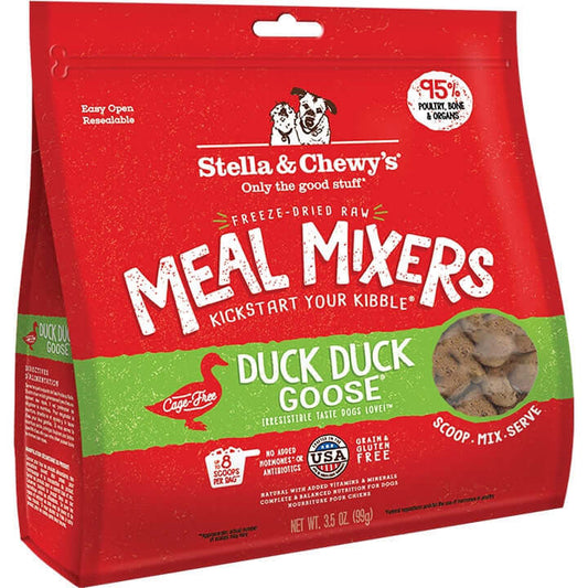 Stella & Chewy's Freeze-Dried Duck & Goose Mixer Dog Food - 18oz