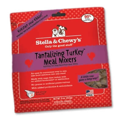 Stella & Chewy's Turkey Meal Mixers Freeze-Dried Raw Dog Food Topper - 18 oz