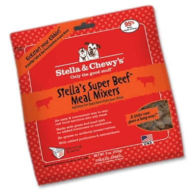 Stella & Chewy's Beef Meal Mixers Freeze-Dried Raw Dog Food Topper - 8 oz