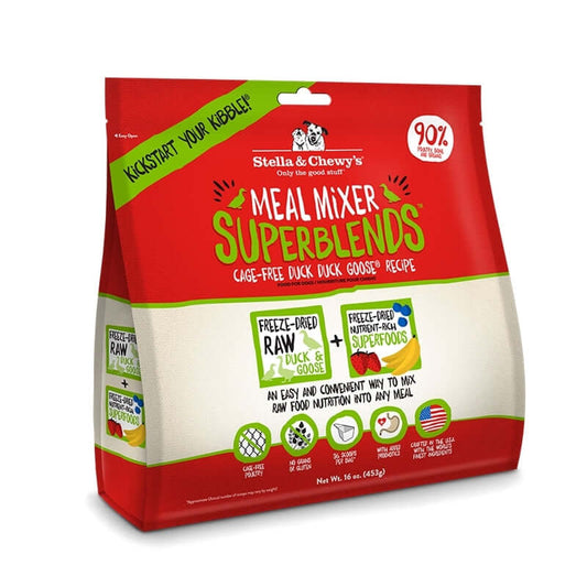 Stella & Chewy's Freeze-Dried SuperBlends Mixer Duck Dog Food - 16oz