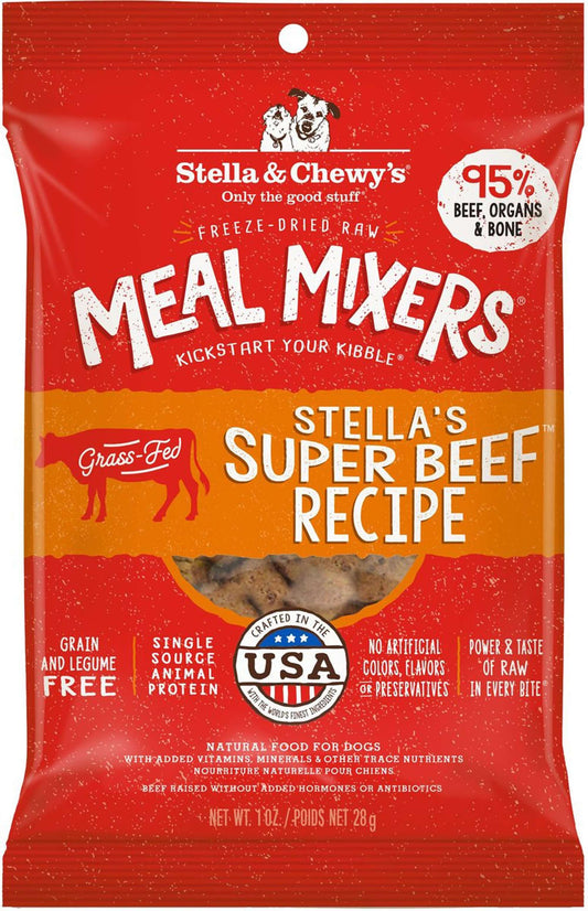 Stella & Chewy's Freeze-Dried Stella's Beef Meal Mixer - 1oz Case (8 Pack)