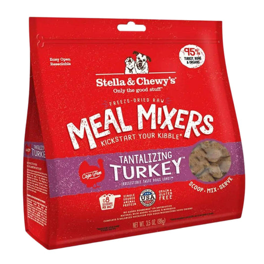 Stella & Chewy's Freeze-Dried Turkey Meal Mixers for Dogs - 35oz Premium Raw Dog Food Topper