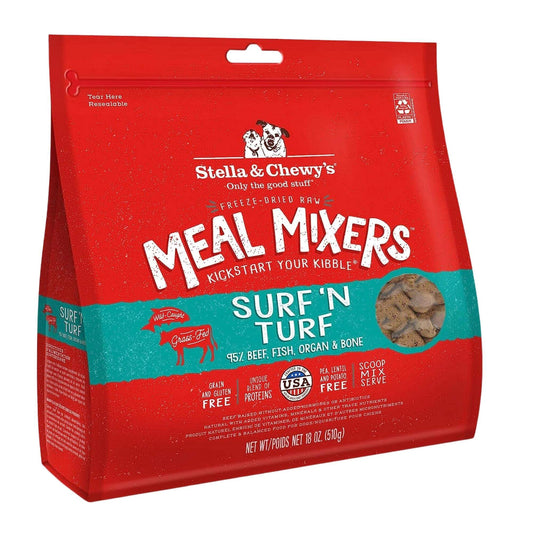 Stella & Chewy's Freeze-Dried Surf & Turf Mixer Dog Food - 18oz