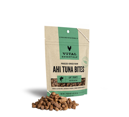 Vital Essentials Freeze-Dried Ahi Tuna - Premium Cat Treats (1.1oz)