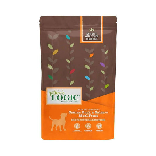 Nature's Logic Duck & Salmon Recipe Dog Food - Premium Dual Protein 25lb