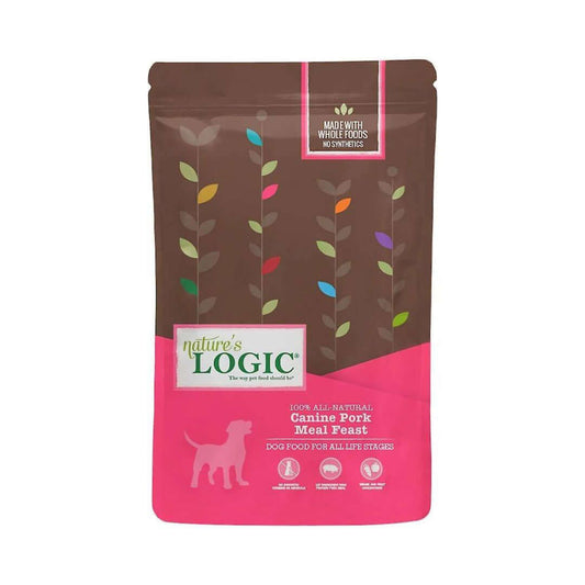 Nature's Logic Pork Meal Feast Dry Dog Food - 13 lb Bag