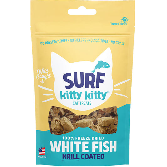 Etta Says! Kitty Kitty 100% Freeze Dried Cat Treat White Fish w/Krill 0.6 oz