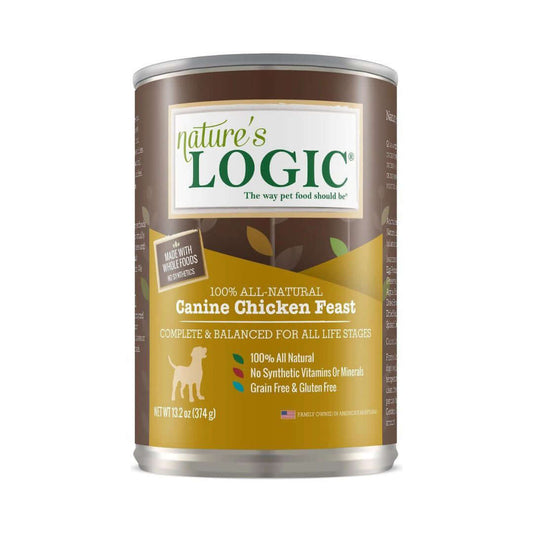 Nature's Logic Chicken Recipe Wet Dog Food - 13.2 oz Cans (Case of 12)