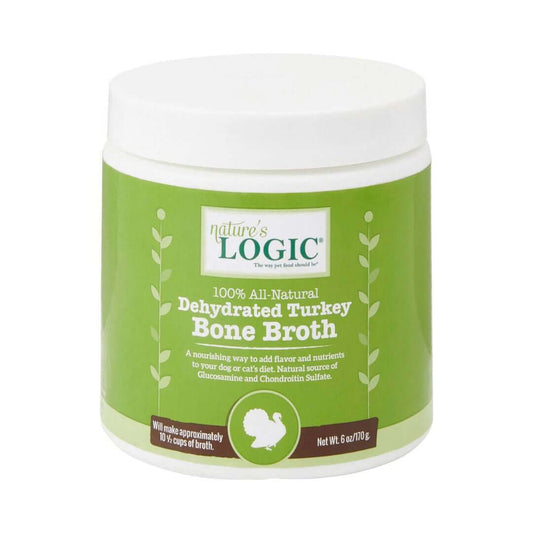 Nature's Logic Dehydrated Turkey Bone Broth for Dogs - 6 oz