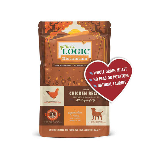 Nature's Logic Distinction Chicken Recipe Dry Dog Food - 4.4 lb