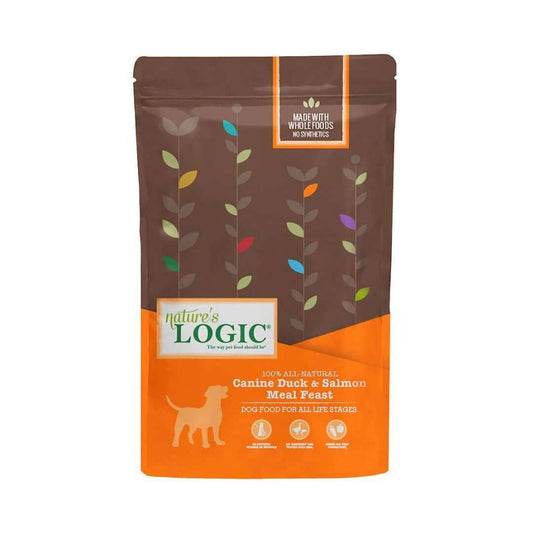 Nature's Logic Dog Duck & Salmon Dry Food 4.4lb - Premium Natural Dog Food