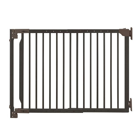 Expandable Walk Thru Pet Gate - Adjustable Width with Door