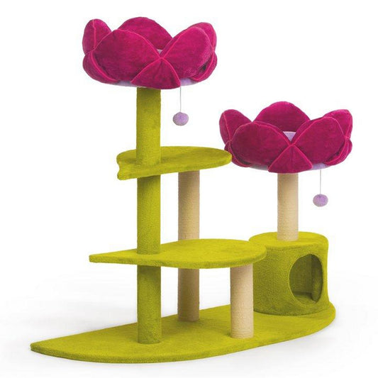 Prevue Pet Products Kitty Power Flower Garden - Interactive Cat Play Center