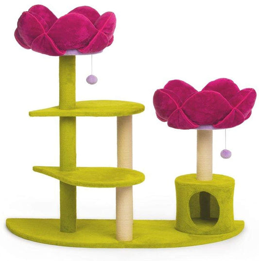 Prevue Pet Products Kitty Power Flower Garden - Interactive Cat Play Center