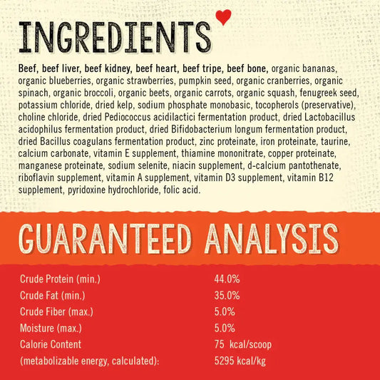 Stella & Chewy's Freeze-Dried Superblends Mixer - Beef Recipe 16oz