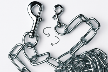 Anti-tangle swivel demonstration