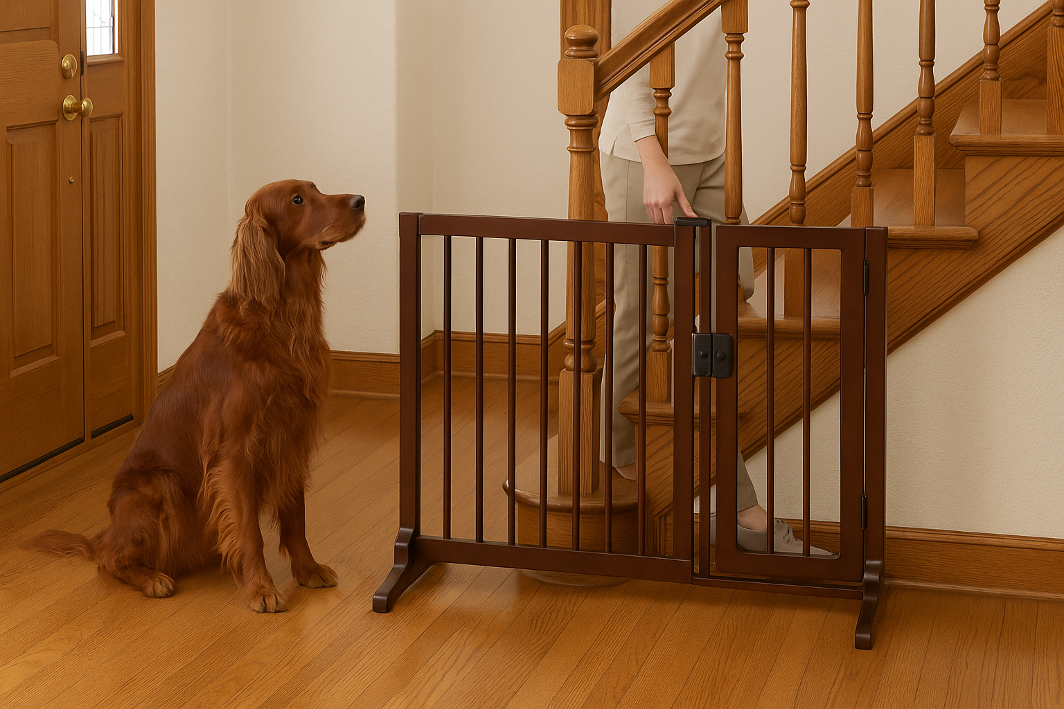 Elegant Wooden Entryway