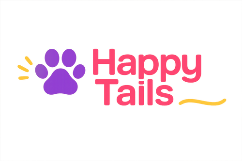 Happy Tails logo with transparent background