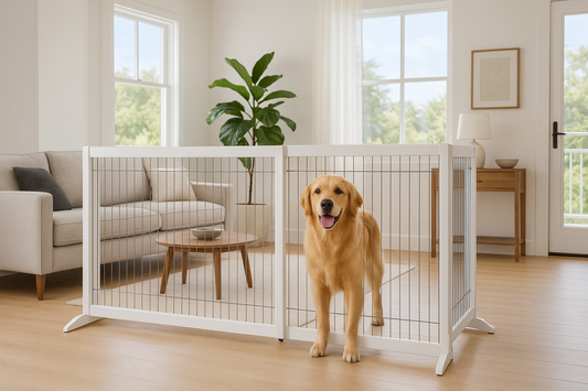 Large Cool Breeze Freestanding Pet Gate - Tall